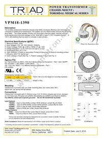 VPM18-1390 Datasheet Cover