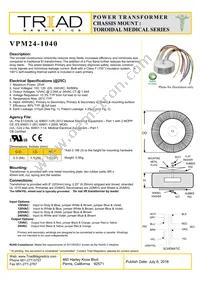 VPM24-1040 Cover