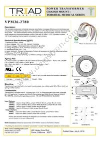 VPM36-2780 Datasheet Cover