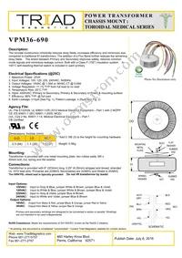 VPM36-690 Datasheet Cover