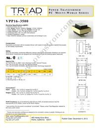 VPP16-3500 Datasheet Cover