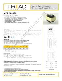 VPP24-420-B Datasheet Cover