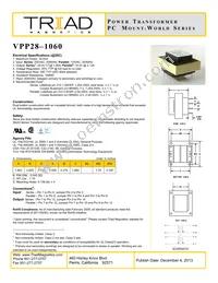VPP28-1060-B Datasheet Cover