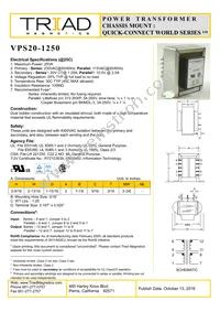 VPS20-1250-B Cover