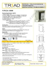 VPS24-1800-B Datasheet Cover