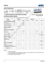 VRE107M Datasheet Page 2