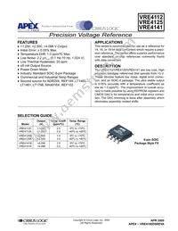 VRE4141K Datasheet Cover