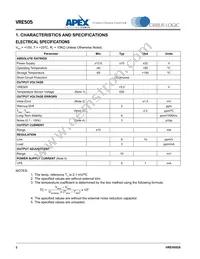 VRE505KS Datasheet Page 2