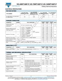 VS-100MT160P-P Datasheet Page 2