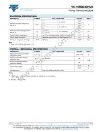 VS-10BQ040HM3/5BT Datasheet Page 2