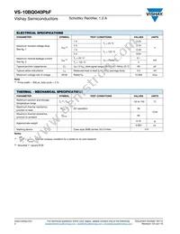 VS-10BQ040PBF Datasheet Page 2