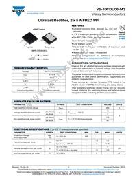VS-10CDU06-M3/I Datasheet Cover