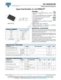 VS-10CSH02-M3/87A Datasheet Cover