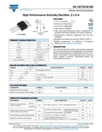 VS-10CTQ150-M3 Datasheet Cover