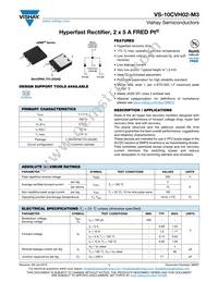 VS-10CVH02-M3/I Datasheet Cover