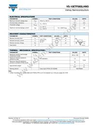 VS-10ETF06SLHM3 Datasheet Page 2