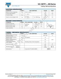 VS-10ETF12PBF Datasheet Page 2