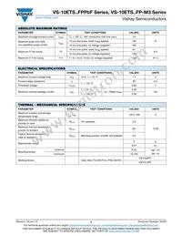 VS-10ETS08FPPBF Datasheet Page 2