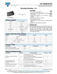 VS-10MQ040-M3/5AT Datasheet Cover