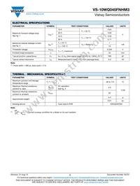 VS-10WQ045FNHM3 Datasheet Page 2