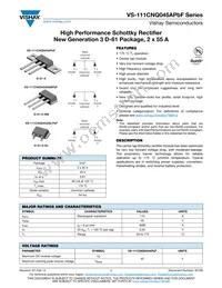 VS-111CNQ045ASMPBF Datasheet Cover