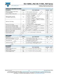 VS-111RKI120MPBF Datasheet Page 2
