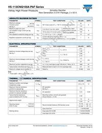 VS-113CNQ100ASMPBF Datasheet Page 2