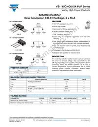 VS-115CNQ015ASMPBF Datasheet Cover