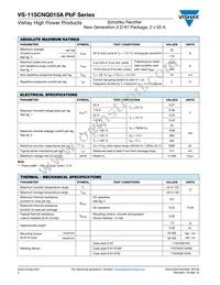 VS-115CNQ015ASMPBF Datasheet Page 2