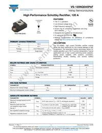VS-120NQ045PBF Datasheet Cover