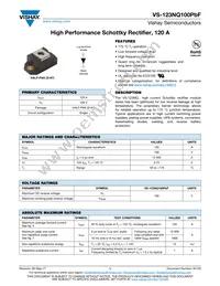 VS-123NQ100PBF Datasheet Cover