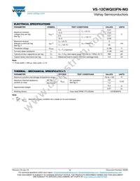 VS-12CWQ03FNTR-M3 Datasheet Page 2