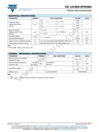 VS-12CWQ10FNHM3 Datasheet Page 2
