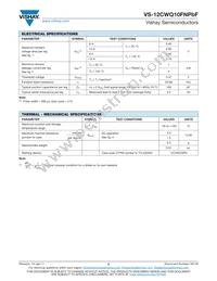 VS-12CWQ10FNTRLPBF Datasheet Page 2