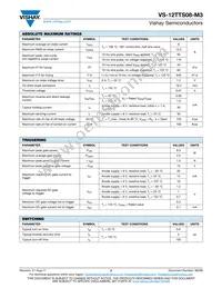 VS-12TTS08-M3 Datasheet Page 2