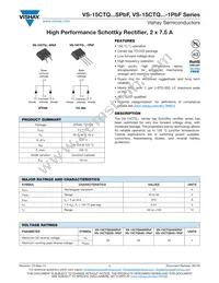 VS-15CTQ045-1PBF Datasheet Cover