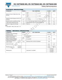VS-15CTQ045-M3 Datasheet Page 2