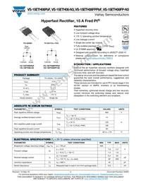 VS-15ETH06-N3 Datasheet Cover
