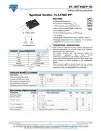 VS-15ETX06FP-N3 Datasheet Cover
