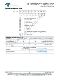 VS-15ETX06SPBF Datasheet Page 5