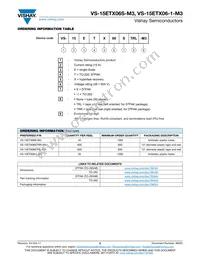 VS-15ETX06STRR-M3 Datasheet Page 5
