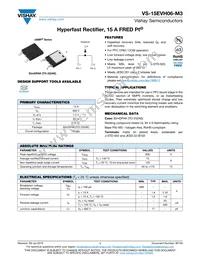 VS-15EVH06-M3/I Datasheet Cover