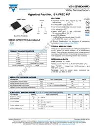 VS-15EVH06HM3/I Datasheet Cover