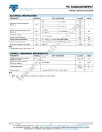 VS-15MQ040NPBF Datasheet Page 2