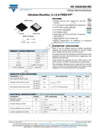 VS-16CDU06-M3/I Datasheet Cover
