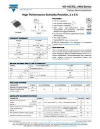 VS-16CTQ060HN3 Datasheet Cover