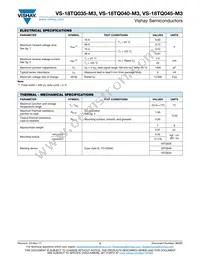 VS-18TQ045-M3 Datasheet Page 2