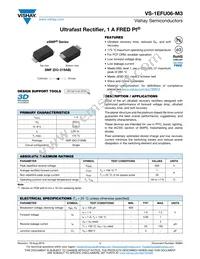 VS-1EFU06-M3/I Datasheet Cover