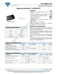 VS-1EMH01-M3/5AT Datasheet Cover