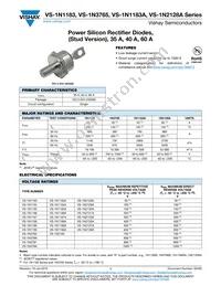 VS-1N3768R Datasheet Cover